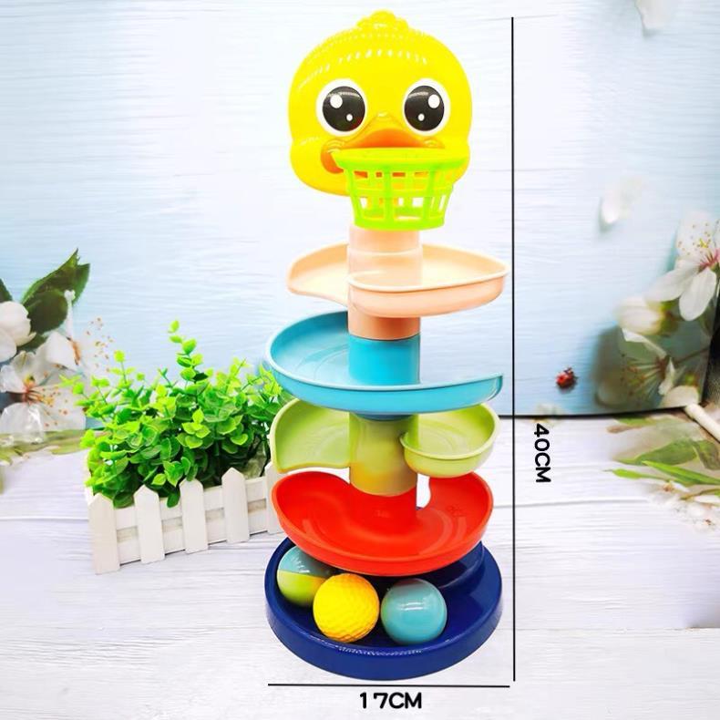 Đồ Chơi Bóng Rổ Nhựa ABS, Ném Bóng Cầu Trượt Vịt Trong Nhà, An Toàn Cao Cấp Cho Bé
