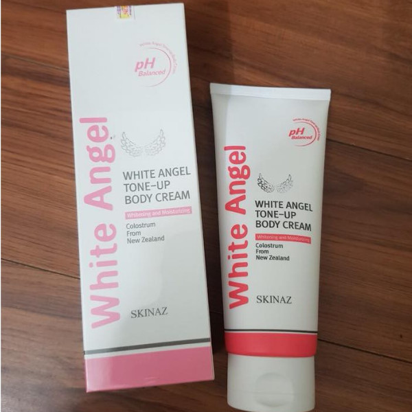 Kem Dưỡng Trắng Body White Angel cao cấp Tone – Up Body Cream Skinaz – kem dưỡng trắng da toàn thân cao cấp nhập khẩu 100% từ Hàn Quốc – 200ml