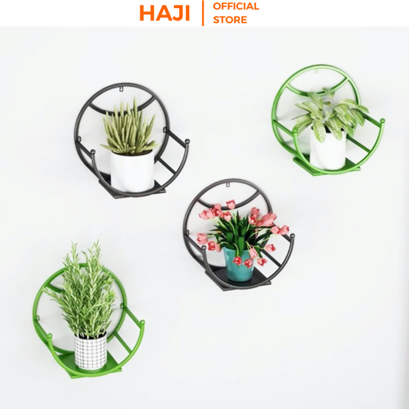 Kệ treo tường bán nguyệt dán tường được xem là đồ nội thất decor nhà cửa xinh xắn thương hiệu HAJI NA16