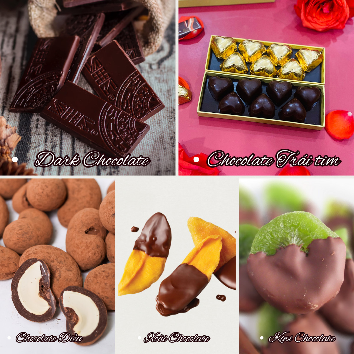 [ SET QUÀ VALENTINE 2024 ] Bộ quà tặng tình yêu Lời Tỏa Tình Dưới Trăng - SHE Chocolate (5 món)