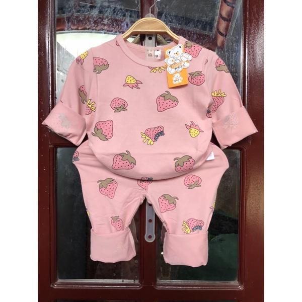 Bộ dài tay xuất Hàn kaikai cho bé gái từ 8-15kg