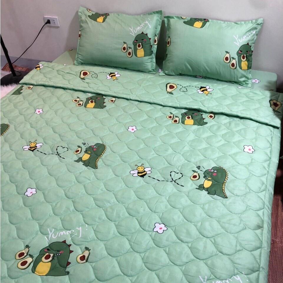 Bộ Mền Drap 5 Món Cotton Poly Gồm Mền Hè + Drap + 2 Áo Gối + Áo Gối Ôm Đủ Kích Cỡ 1m2 1m4 1m6 1m8 2m2 Album 2022-03