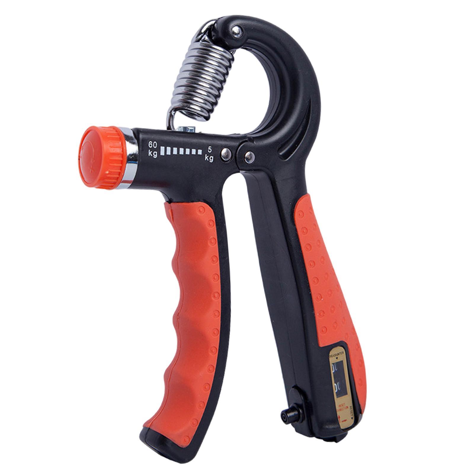 Hand Grip Strengthener Finger Exerciser Fitness Hand Gripper with Counter for Muscle Building, Musician, Guitar