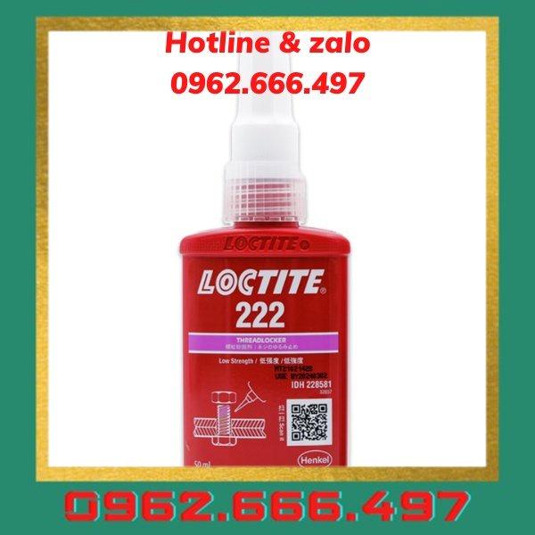 Keo khoá ren loctite 222 50ml