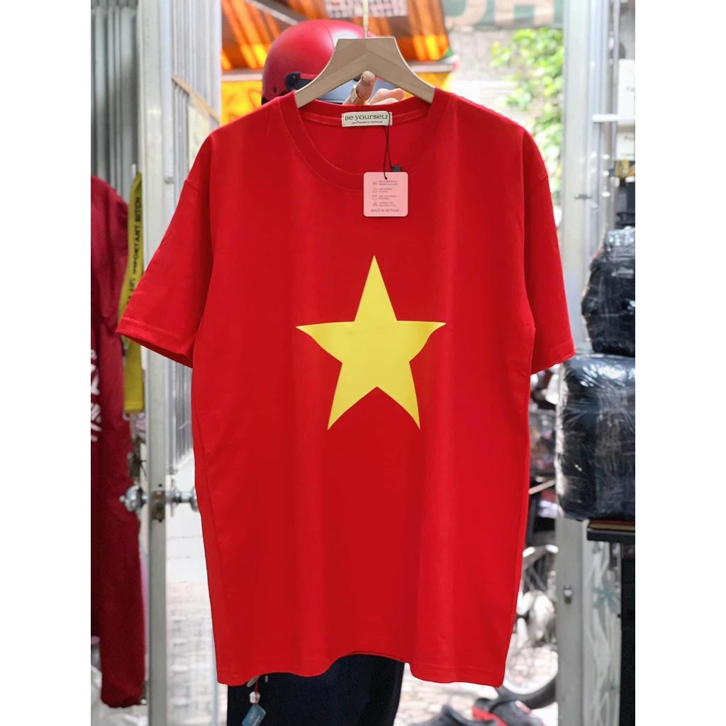 Áo thun cờ đỏ sao vàng Việt Nam unisex nam nữ đủ size M L XL XXL