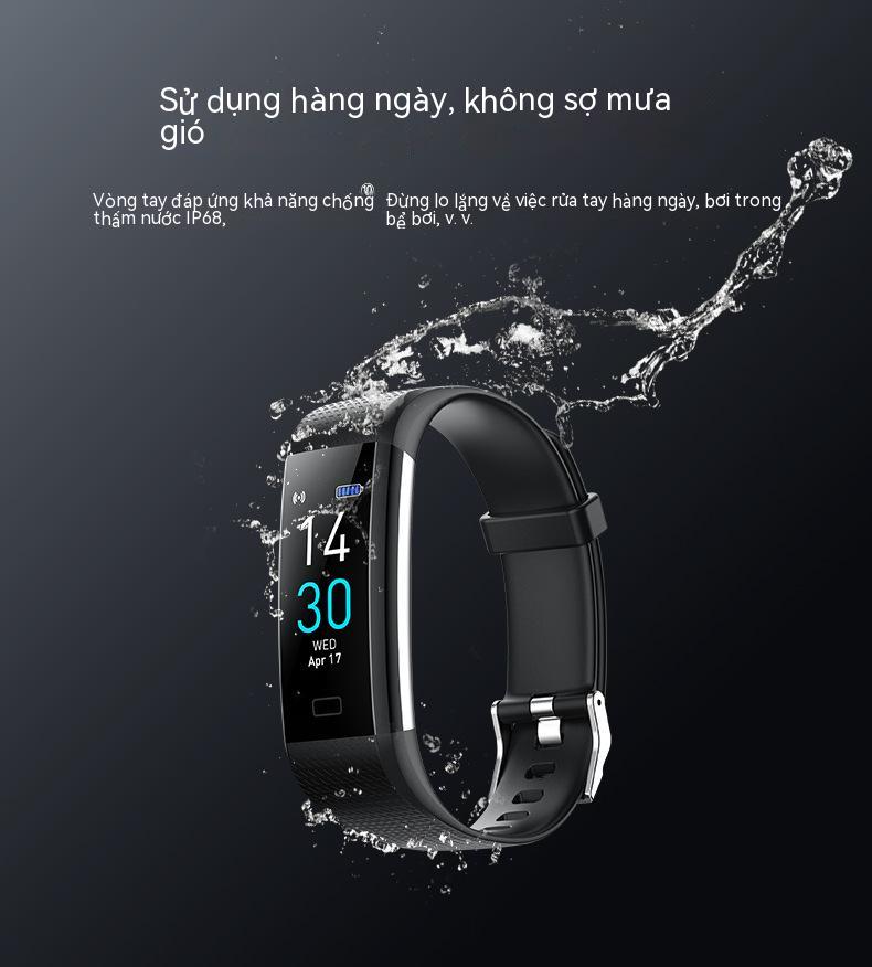 S5 vòng kiểm tra nhiệt độ huyết áp nhịp Tim tập thể dục vòng đeo tay thông minh đồng hồ