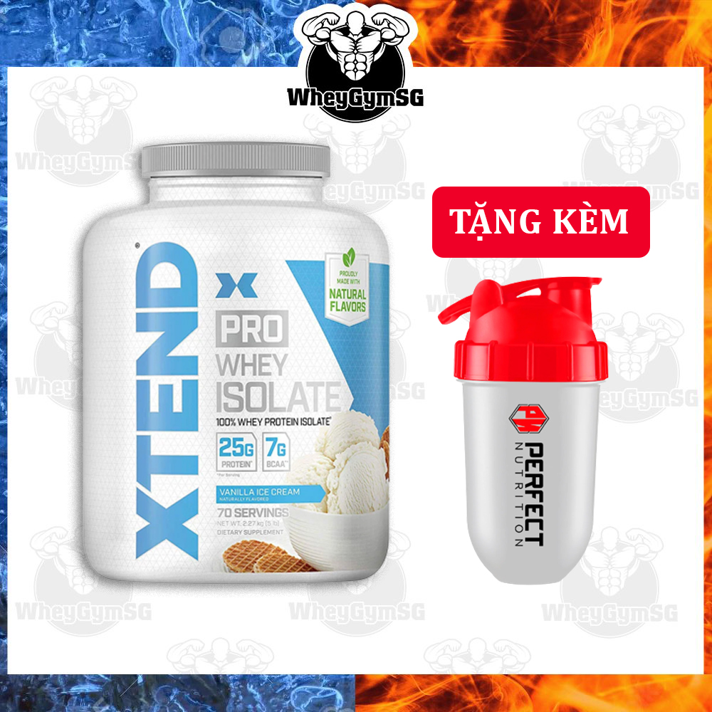 Scivation Xtend Pro Whey Isolate Hỗ Trợ Tăng Cơ Cho Gymer 5lbs (2,3kg