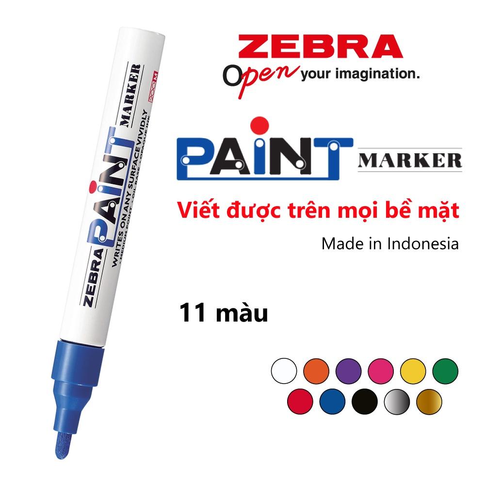 Viết sơn Zebra Paint Marker MOP-200MZ - Nhật Bản