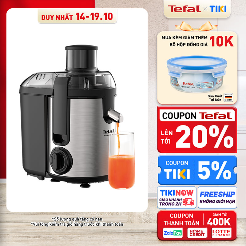 Máy ép trái cây Tefal ZE420D38 - Hàng chính hãng