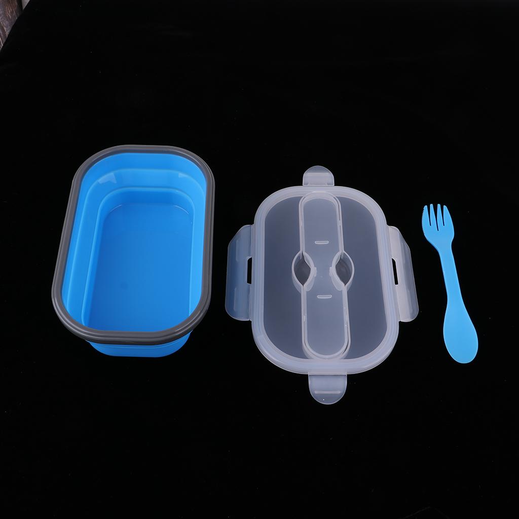Collapsible Camping Bowl 850ml Outdoor Silicone Travel Bowl for Hiking, Lunch, Picnic Trip, Food-Grade, Space-Saving