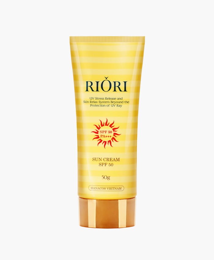 Kem Chống Nắng Không Trôi RIORI SUN CREAM SPF50/ PA+++ 50g