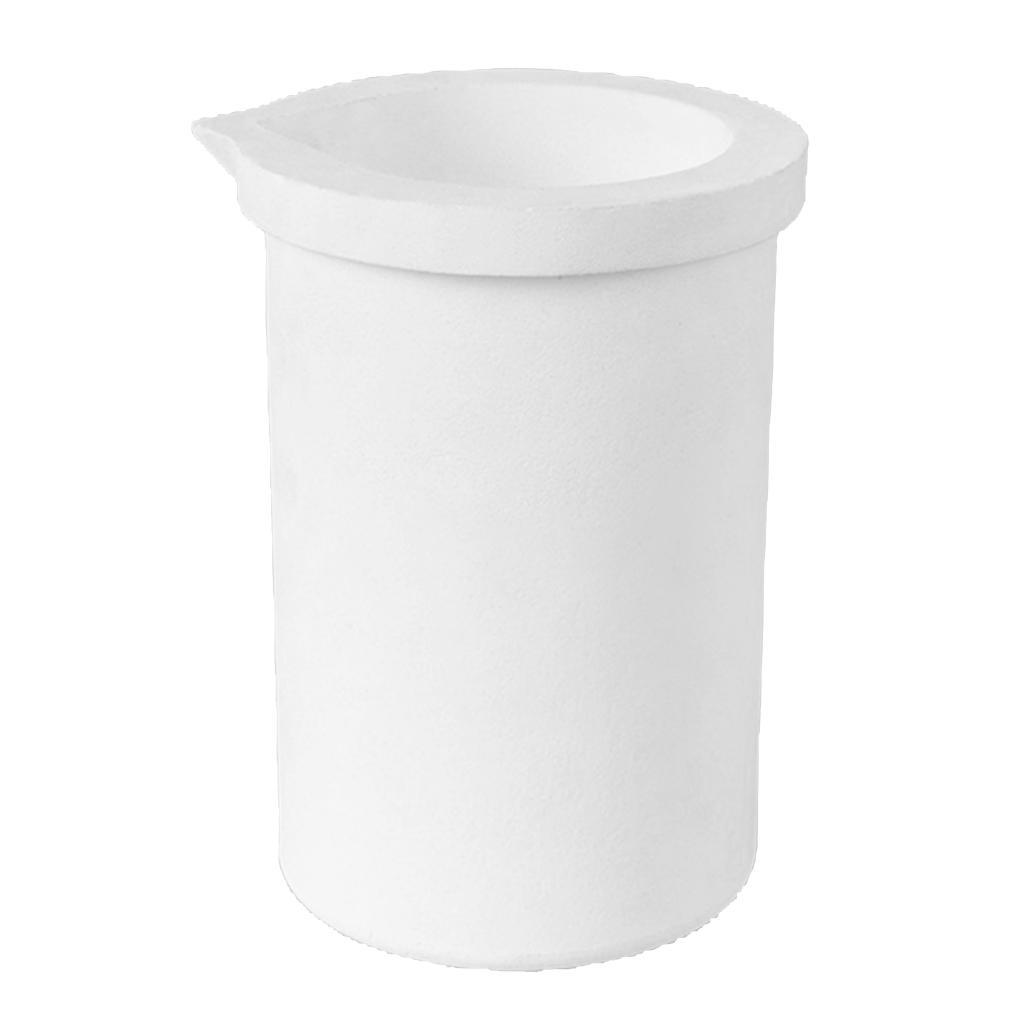 3pcs 2kg Quartz Silica Melting Crucible Pot Cup Metal Gold Silver Casting