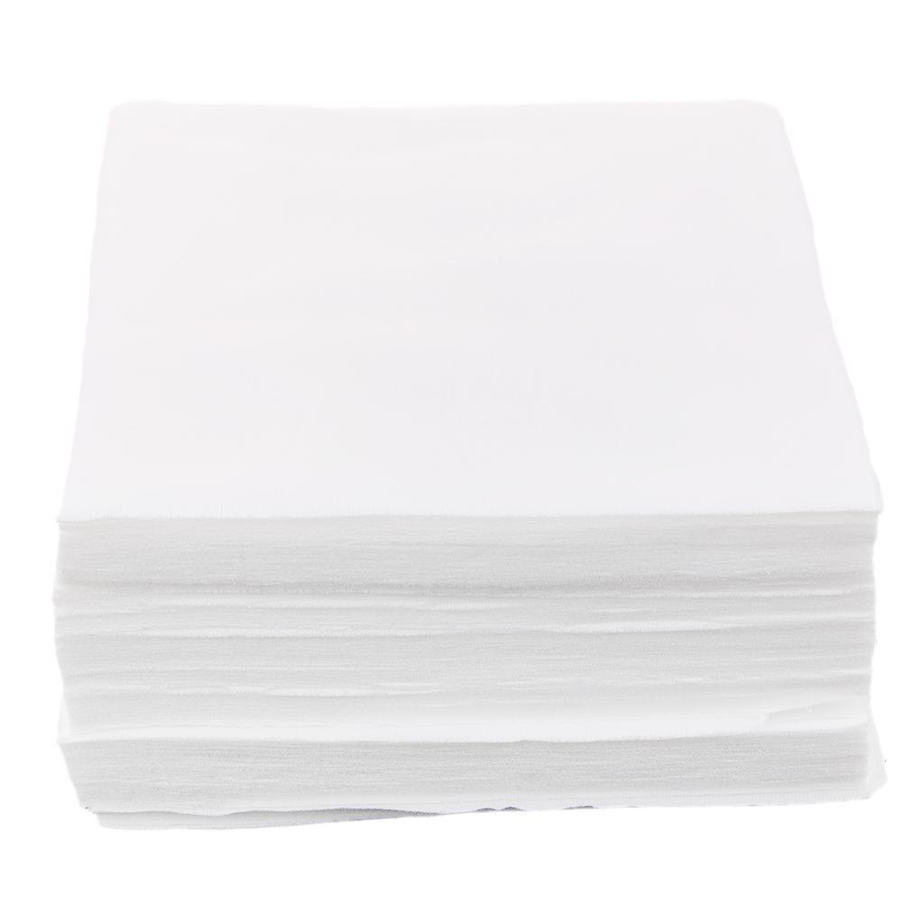 450Pcs Cleanroom Wiper Dustless Fiber Cloth Non-woven White 15x15CM 6''