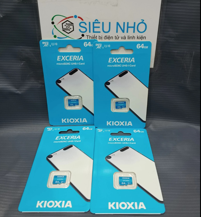 Thẻ nhớ 64GB Kioxia - Hàng chính hãng (Full VAT)