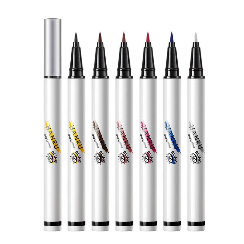 Bút kẻ mắt nước nhiều màu lâu trôi, không lem Hanru Long Eyeliner 1.5g