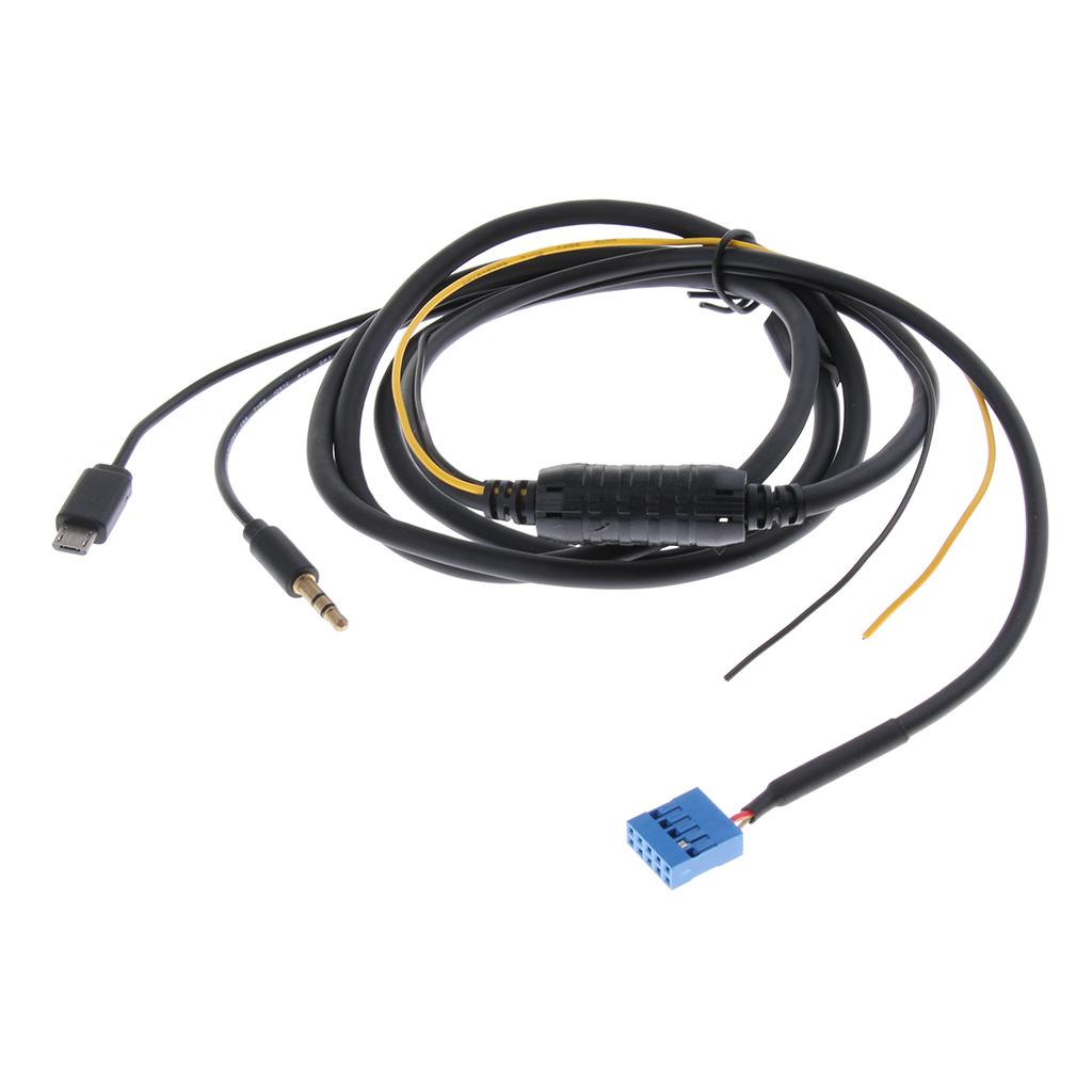 AUX Input Radio Adapter CD Phone Charging Cable for BMW E46 Series/iPhone 6