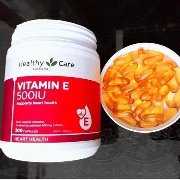 Vitamin E Úc Healthy Care 500IU Hỗ trợ hệ thống tim mạch khỏe mạnh, giúp làm đẹp da, mượt tóc và làm chậm quá trình lão hóa - Massel Official