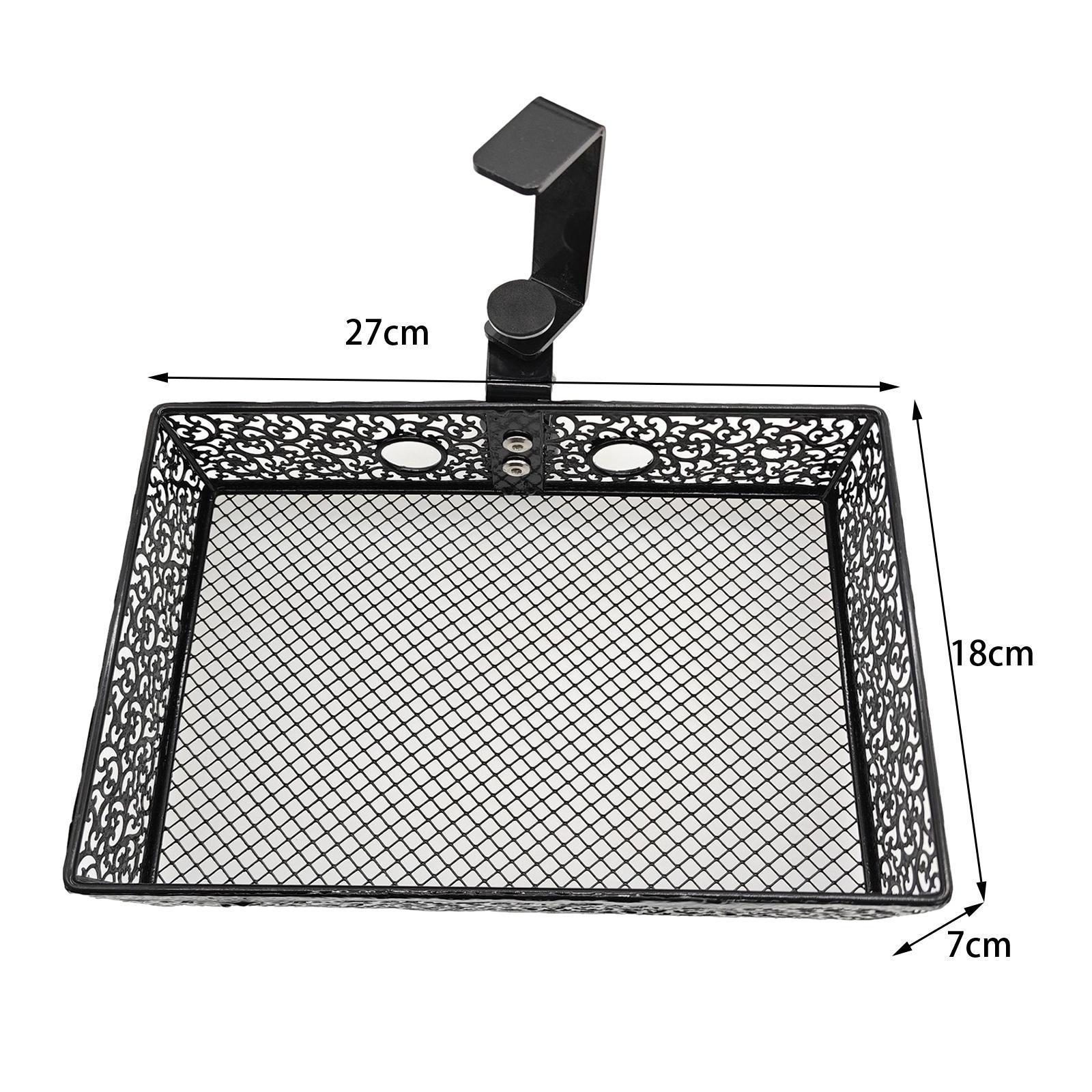 Under Desk Storage Organizer Swivel Metal Clamp Mount Stationary Holder