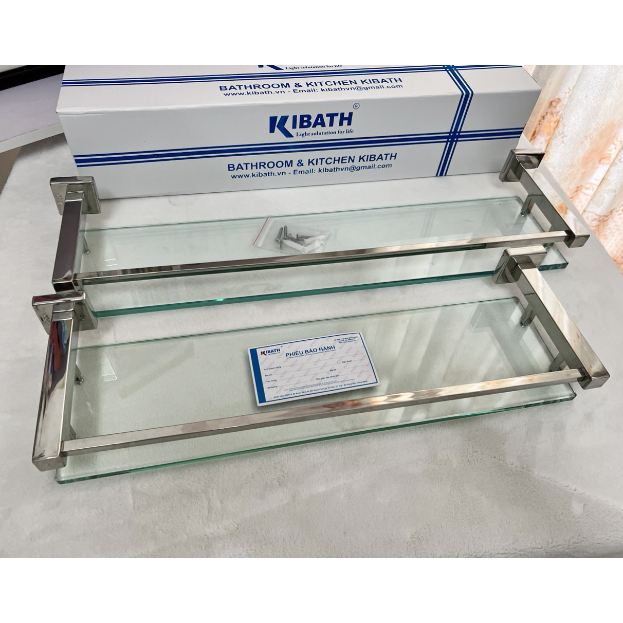 Kệ Kính Chính Hãng Chống Xệ Inox 304