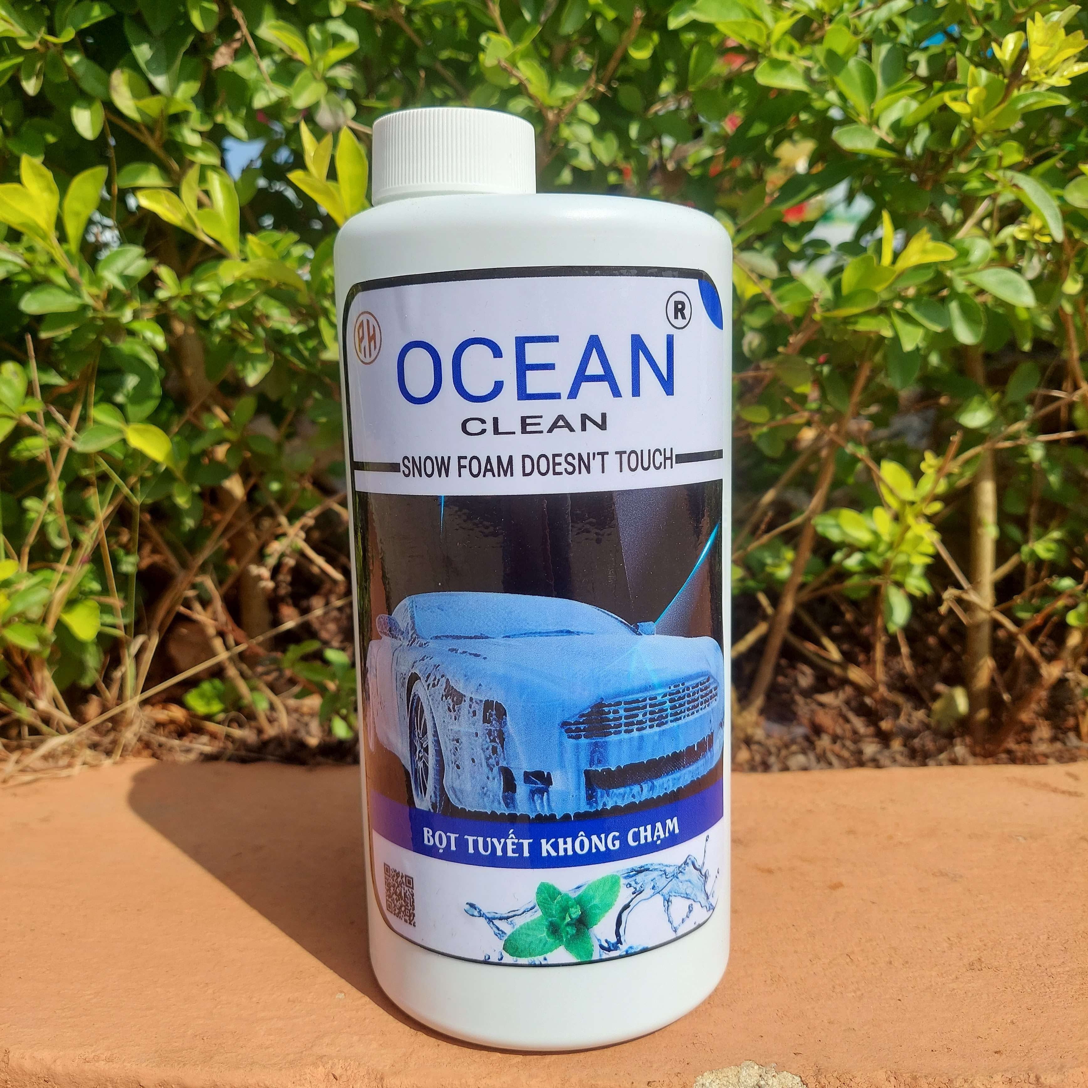 Bọt Tuyết Không Chạm Ocean 1000ml, Đậm Đặc Tiết Kiệm Sạch Nhanh Chóng