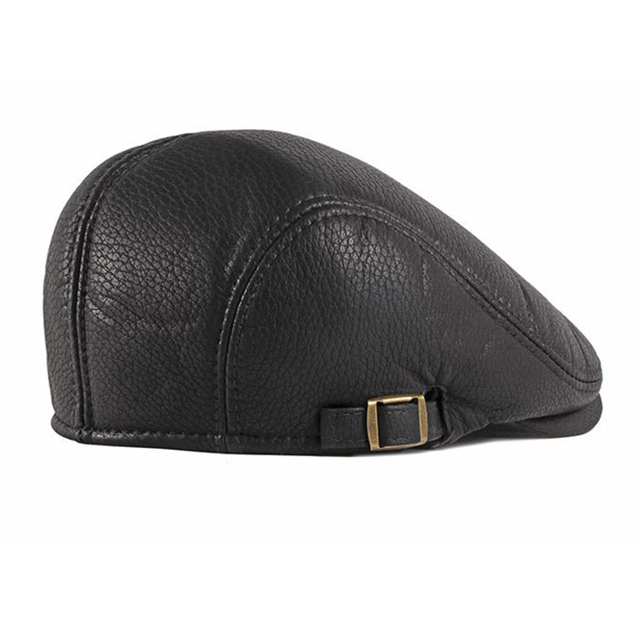 Mũ Nồi Beret Da Cao Cấp MN024 Cho Nam và Nữ Kiểu Dáng Classic Sang Trọng Lịch Lãm