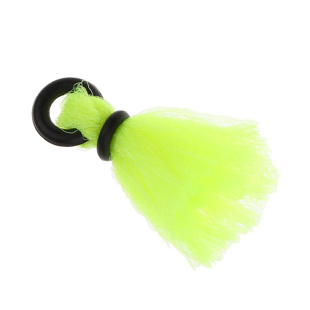 High Visibility Durable Nylon Strike Indicators Fishing Accessories Yellow 3CM