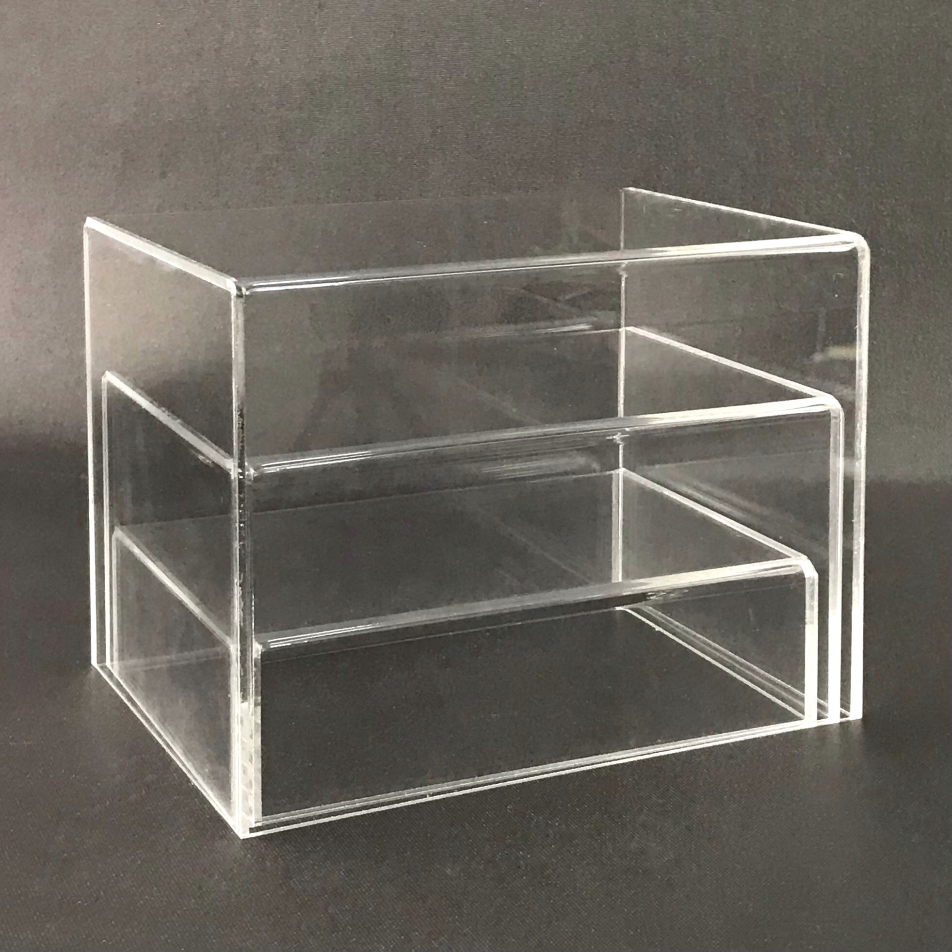 Hộp mica không nắp Enter TB107 180x130x50mm mica dày 3mm, Khay chia ngăn kéo hộc tủ, Khay nhựa đựng đồ dùng