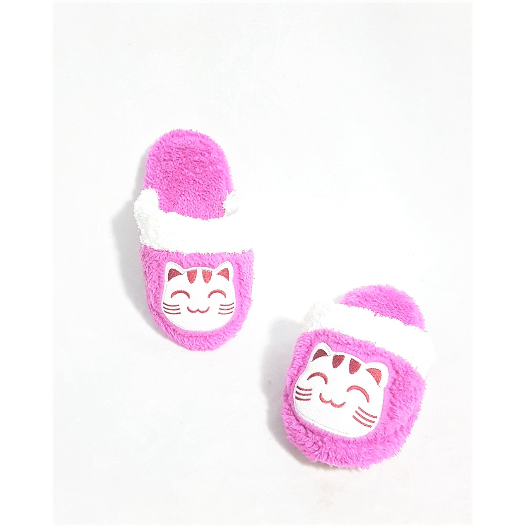 Dép đi trong nhà trẻ em Easy Life Slippers LUCKY CAT 3310 - Hồng Sen - 32/33