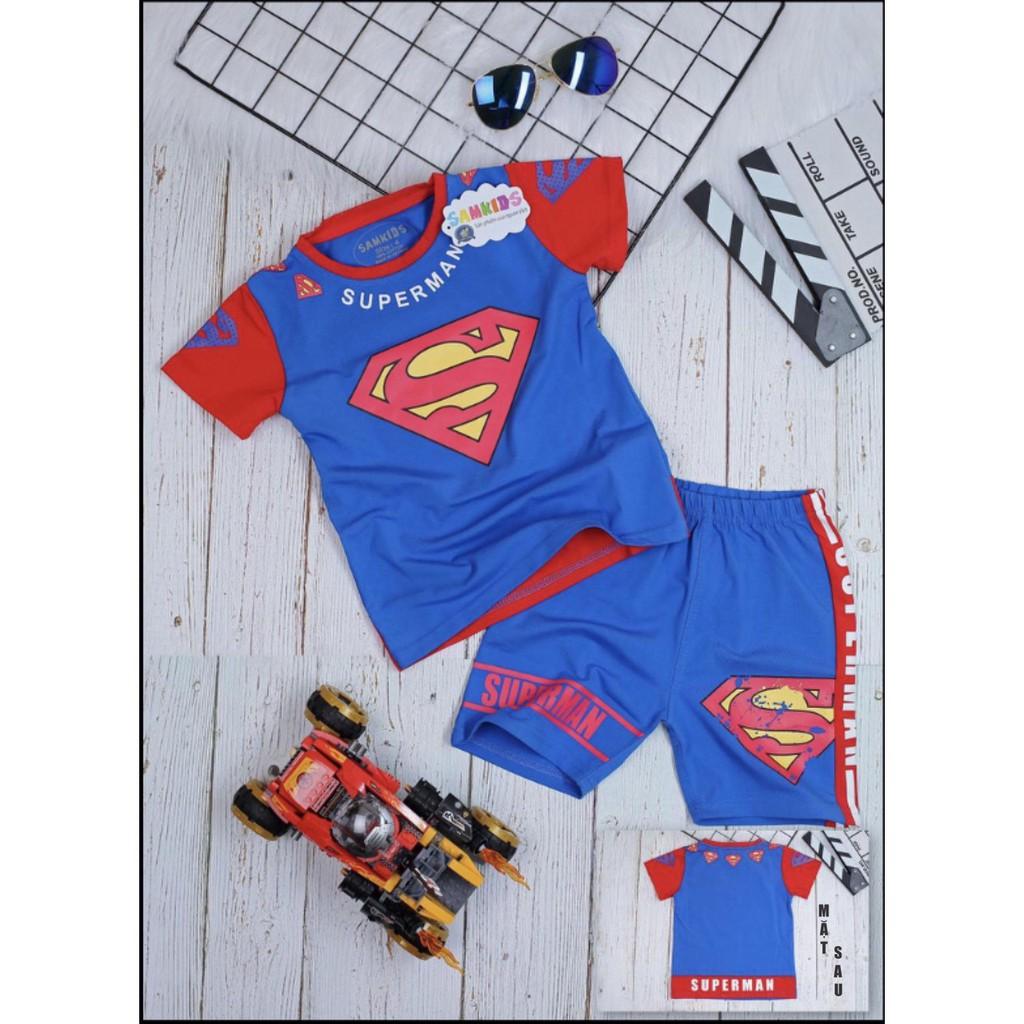 Bộ quần áo người dơi ngắn tay size 12 đến 45kg