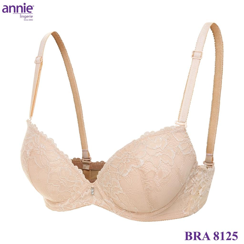 Áo Ngực Phối Ren Mút Dày Siêu Push-Up annie bra 8125 Chất Liệu Cao Cấp Thoáng Khí Mềm Mại Sang Trọng Quyến Rũ Thời Trang