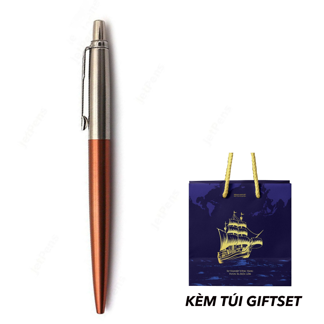 Bút ký Parker Jotter Chelsea Ballpoint Pen Kèm Túi Giftset '' Vươn Xa Biển Lớn'', Dành Cho Doanh Nhân, Khẳng Định Đẳng Cấp Cá Nhân