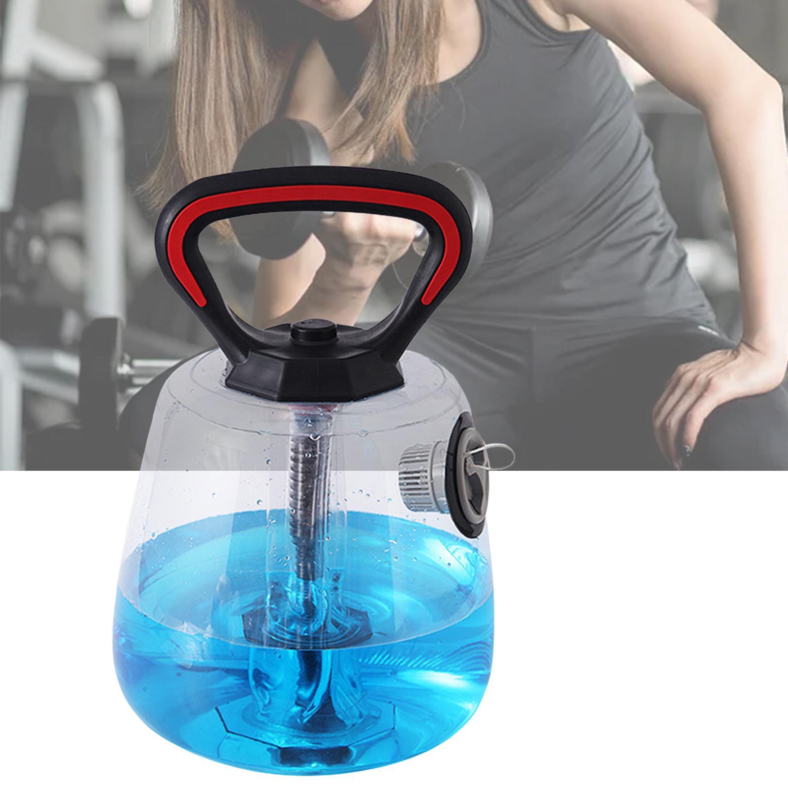 Water Filled Kettlebell, Weight Lifting Adjustable, Core Training Water Bottle Kettle, Bells Exercise for Full body Men Workout Household