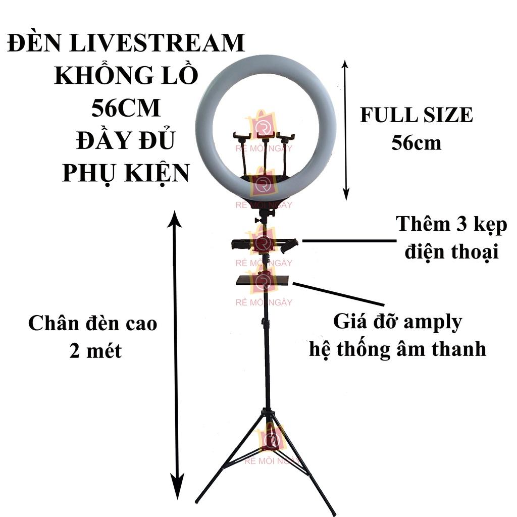 Đèn Livestream 54cm Bán Hàng, Phun Xăm, Nối Mi, Spa Max Size 56cm