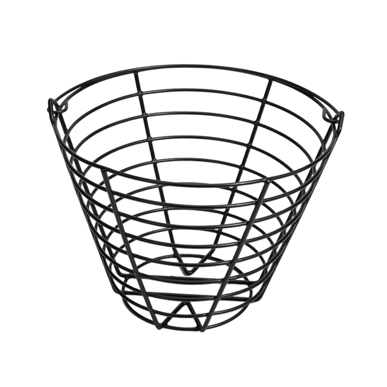 Metal Golf Basket, Golf Ball Storage Bucket, Ball Holder Golf Range Basket Ball Carrying Buckets Golf Ball Container for Practice Accessories