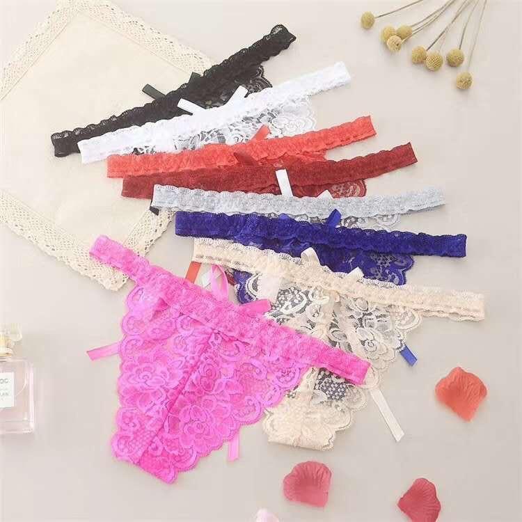 QUẦN LÓT LỌT KHE REN BUỘC NƠ