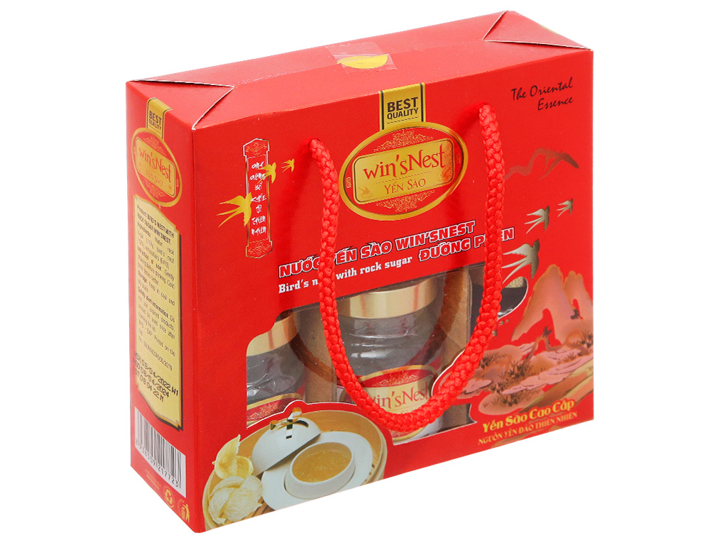 Nước Yến Sào win'sNest Đường Phèn (6 lọ x 70 ml/ Lốc)