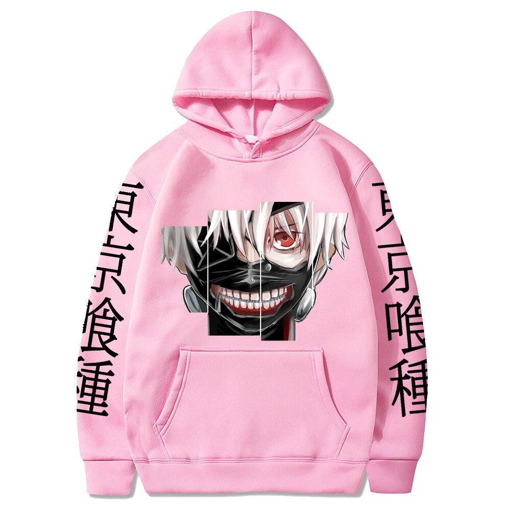 Áo nỉ hoodie in Anime Tokyo Ghoul Hoodie Nam In Áo Nỉ Quá Khổ Harajuku Áo Thun Dài Tay