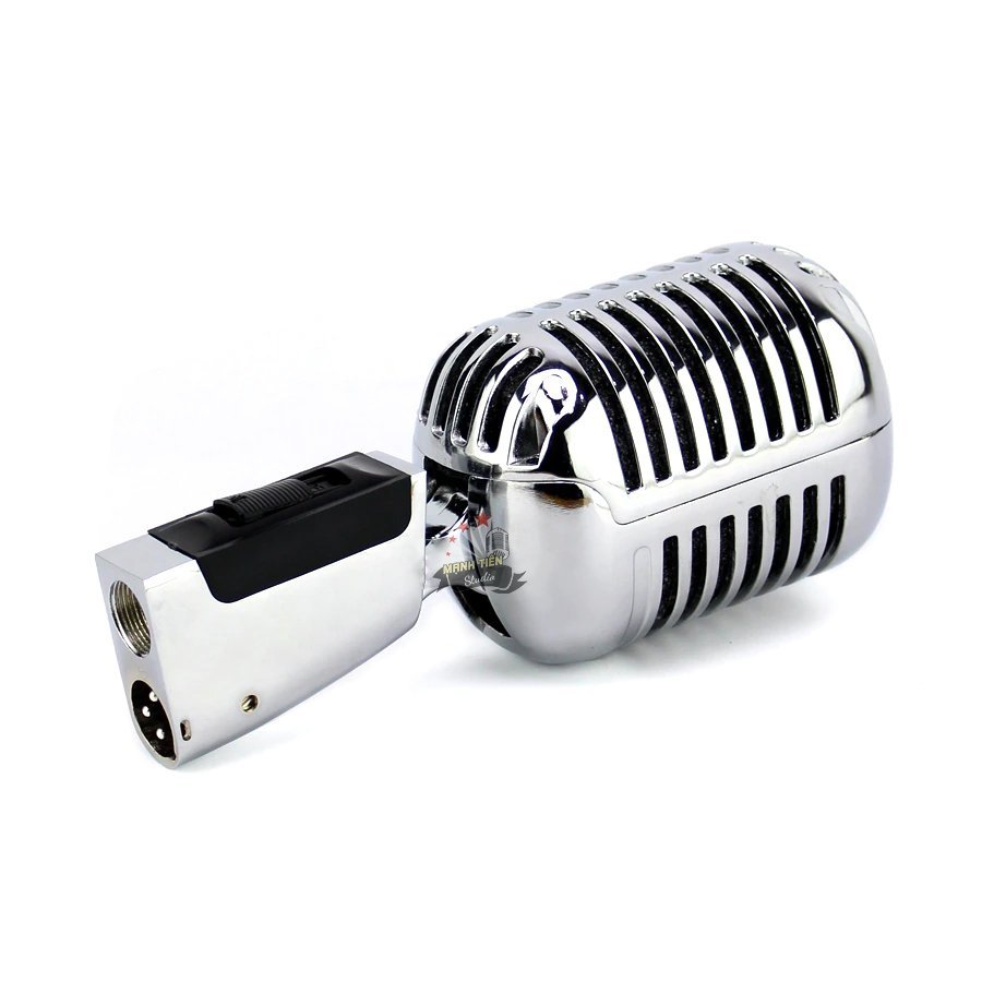 Micro MTMax B2-Pro - Micro karaoke sân khấu phong cách vintage (cổ điển) - Mic dây chuyên dùng cho phòng trà, karaoke, livestream, thu âm chuyên nghiệp - Quay video, MV ca nhạc - Kết nối hầu hết các thiết bị âm thanh - Dynamic microphone - Hàng nhập khẩu