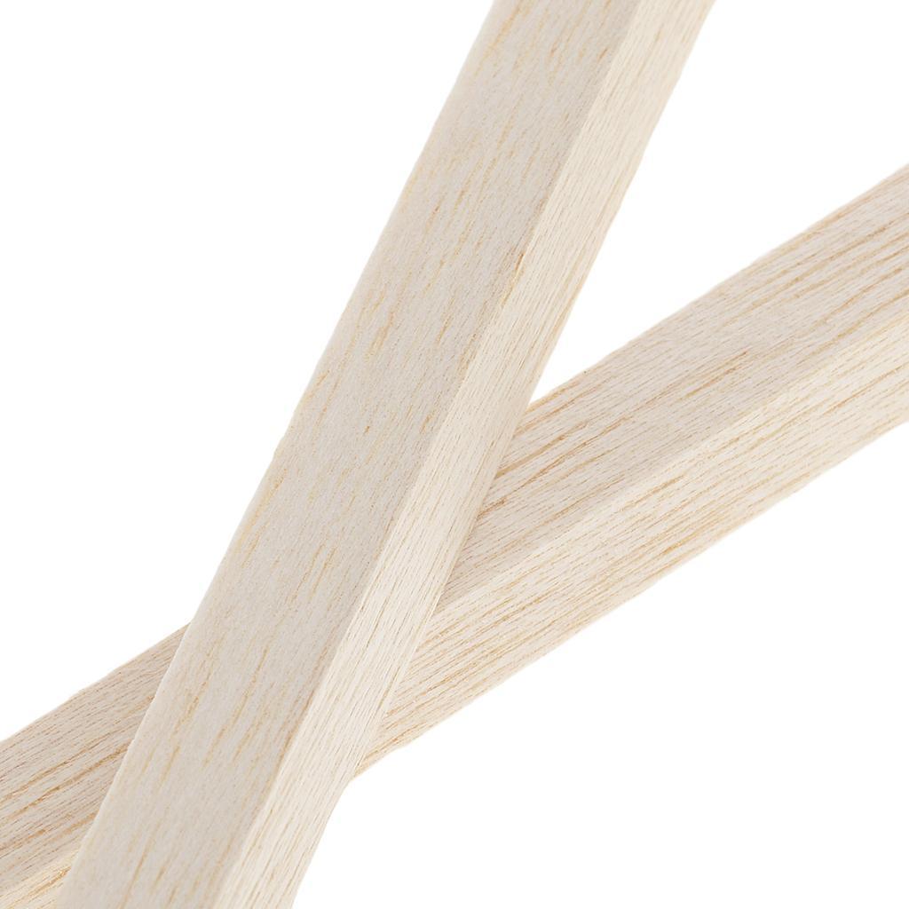 4-5pack Pine Wood Stick Unfinished Woodcraft Square Stick Dowel Rod 200mm 5