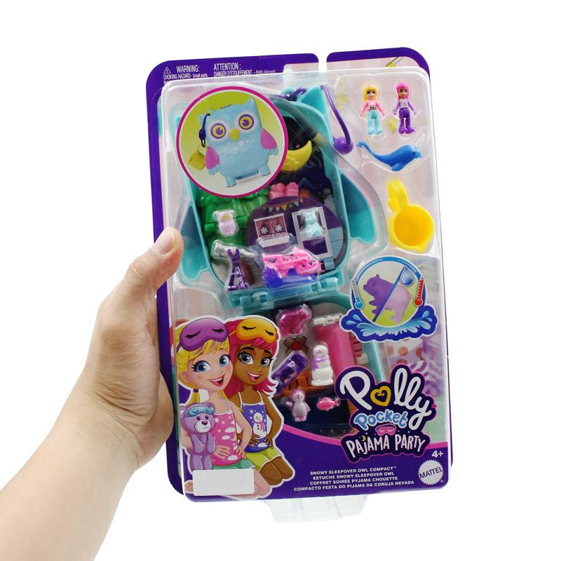 Đồ Chơi Polly Pocket Và Tiệc Ngủ Của Cú Tuyết - Polly Pocket HKV37/FRY35