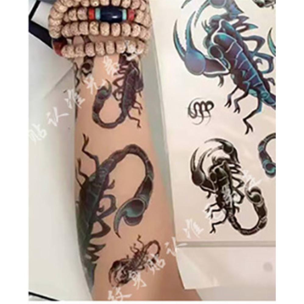 Hình xăm dán băp tay xinh 15x21cm con vật