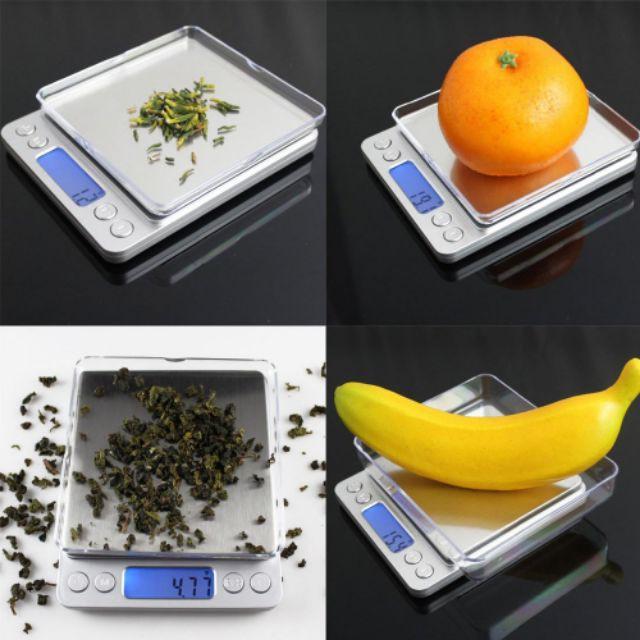 Cân Điện Tử Tiểu Ly i2000 Cỡ 3kg - Cân Tiểu Ly Nhà Bếp Chia Gia Vị Siêu Chính Xác TẶNG KÈM 2 PIN AA