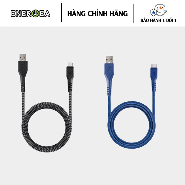 Cáp Energea USB-A to USB-C FibraTough 1.5m - Hàng Chính Hãng