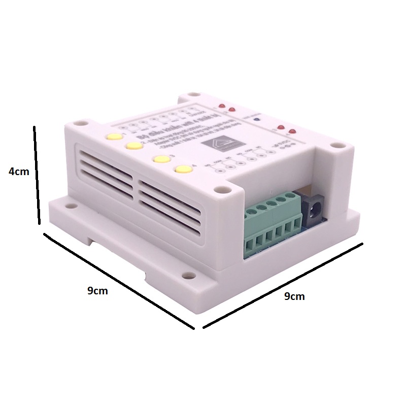 HỘP CÔNG TẮC WIFI ĐIỀU KHIỂN TỪ XA 4 CỔNG 