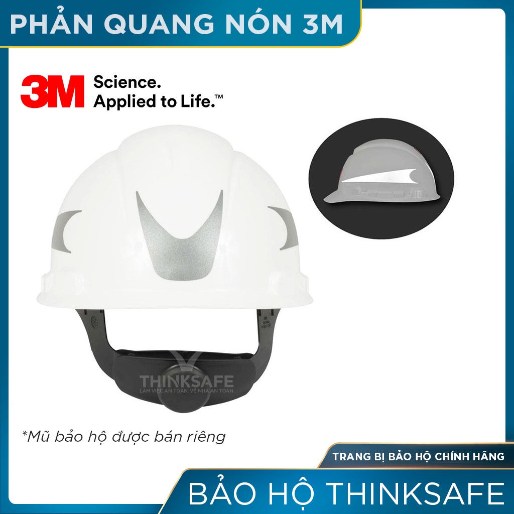 Decal Phản Quang 3M Siêu Sáng, Siêu Bền Chuyên Dùng Dán Mũ Bảo Hộ, Nón Bảo Hiểm, Xe Máy Xe Đạp