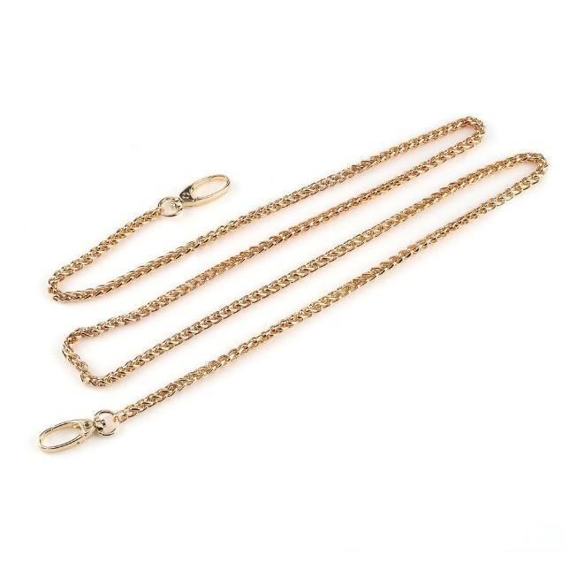 COD Dây đeo dạng xích dài 120cm chất liệu kim loại thay thế cho túi xách