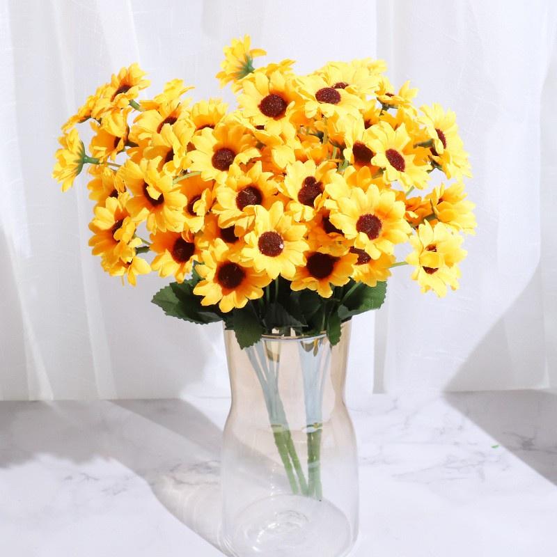 Hoa Hướng Dương Nhân Tạo Trang Trí Đa Dụng Chất Lượng Cao