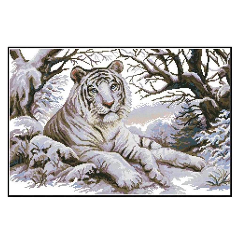 DIY Stamped White Stitch Kits Counted Embroidery Kits For Beginners