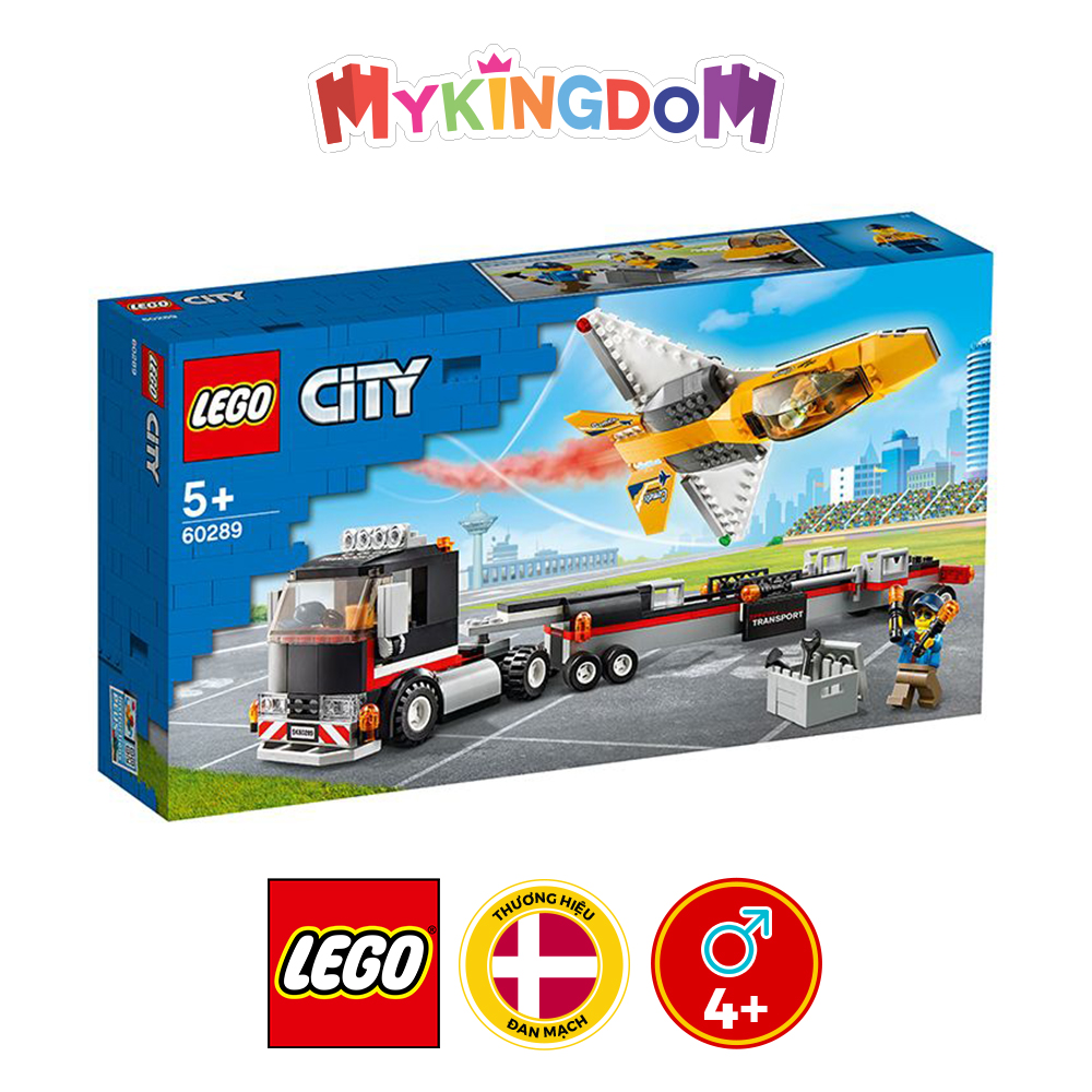 Đồ Chơi Lắp Ráp LEGO City Xe Vận Chuyển Máy Bay Phản Lực 60289 Cho Bé Trên 5 Tuổi