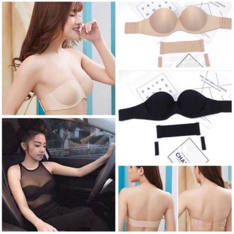 Áo lót không dây áo lót cúp ngực dây trong